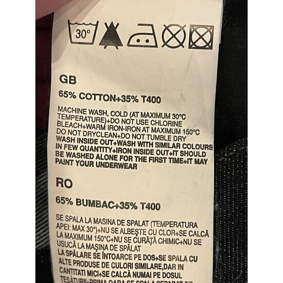 MJ Motor Jeans Victoria Blue Dark Wash Low Rise Straight Leg Jeans Size 26 - Picture 9 of 9